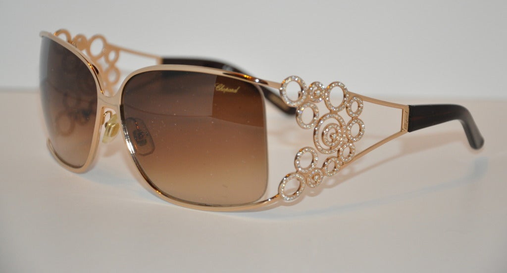 Chopard"s Swirls of Rhinestones Sunglasses