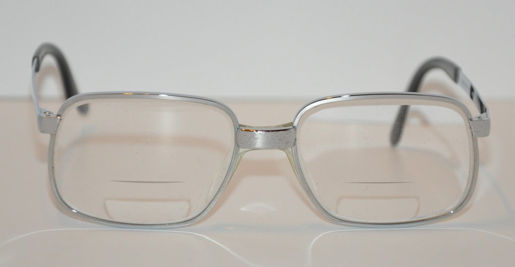 Rodenstock Polished Silver Hardware Frame Eyeglasses