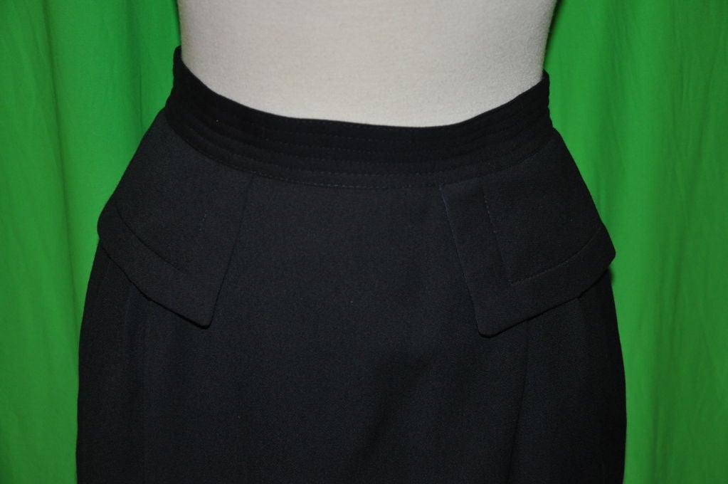 Women's Valentino Black wool skirt