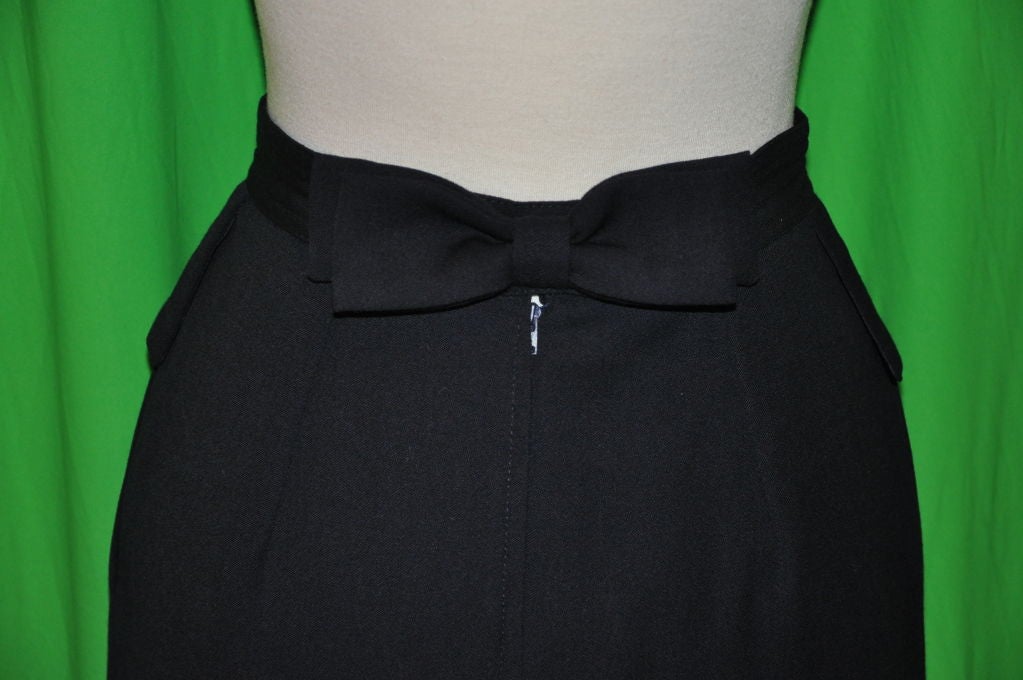 Valentino Black wool skirt 1