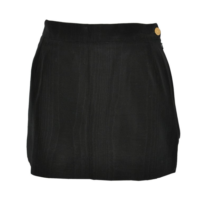 Vivienne Westwood Fully-Lined Black Mini Skirt For Sale