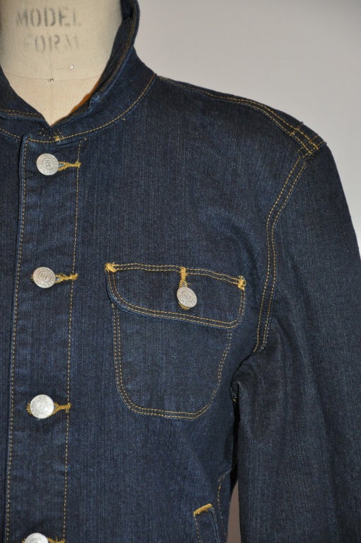 Ralph Lauren Denim Cotton Jacket In Excellent Condition In New York, NY