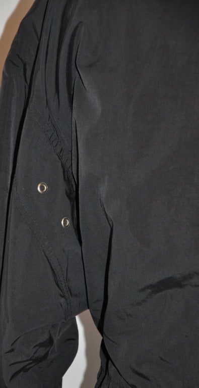 Bogner Black Hooded Zippered Jacket 2
