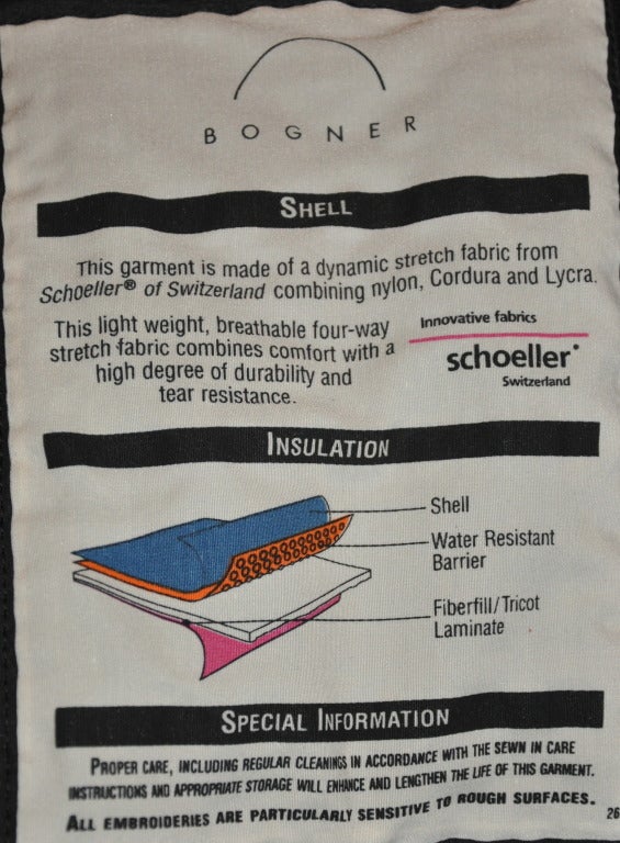 Bogner Black with Double-Stripe Zippered JAcket 1