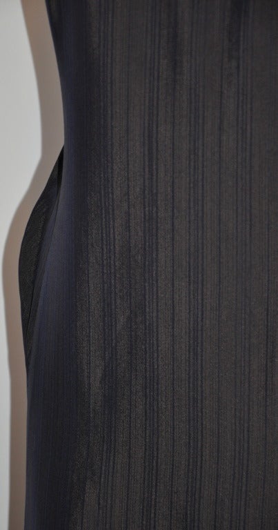 Black Yohji Yamamoto Deconstructed Wool Dress