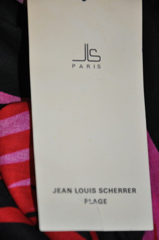Jean Louis Scherrer Jungle Inspired Crop Top with Matching Wrap Skirt 2