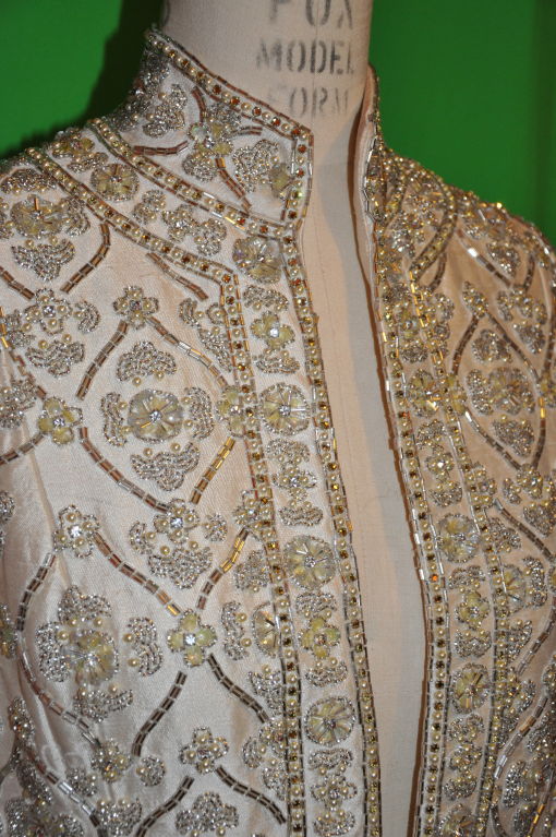Spectacular Made-to-order rhinestone embellish jacket In Good Condition For Sale In New York, NY