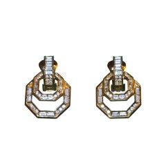 Christian Dior Rhinestone earclips