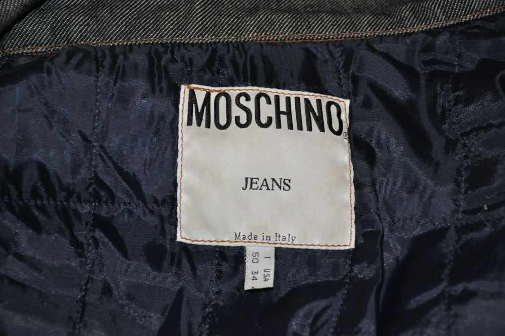Moschino Men's denim jacket For Sale at 1stDibs | moschino jeans mens, moschino  jean jacket, moschino jeans jacket