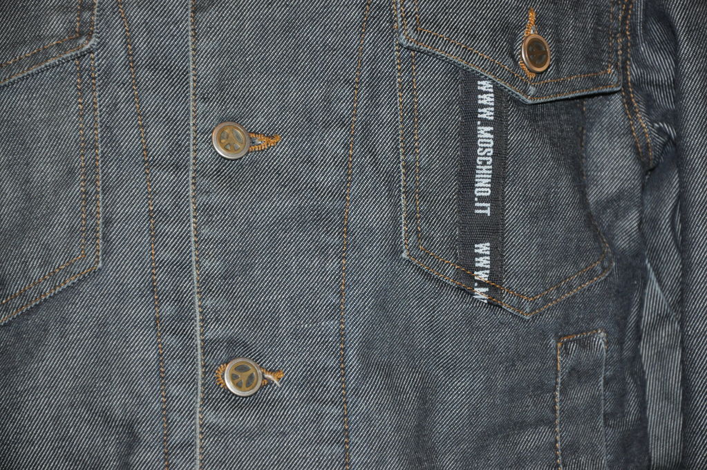 Moschino Men's denim jacket For Sale at 1stDibs | moschino jean jacket ...