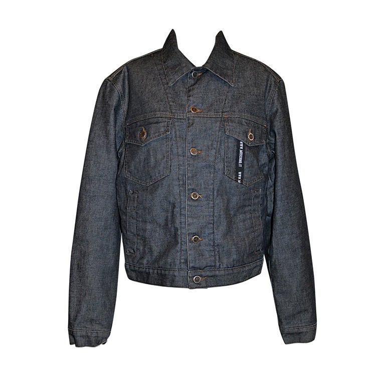 Moschino Men's denim jacket For Sale