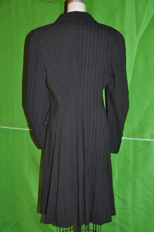 pinstriped cloak