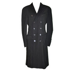 Jean Paul Gaultier multi-pinstriped coat 11
