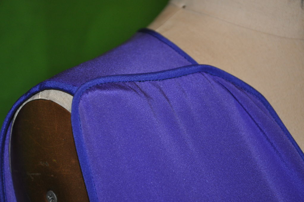 Purple Pilar Rossi Couture Violet evening gown