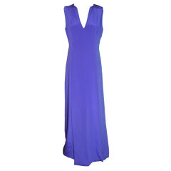 Pilar Rossi Couture Violet evening gown 3