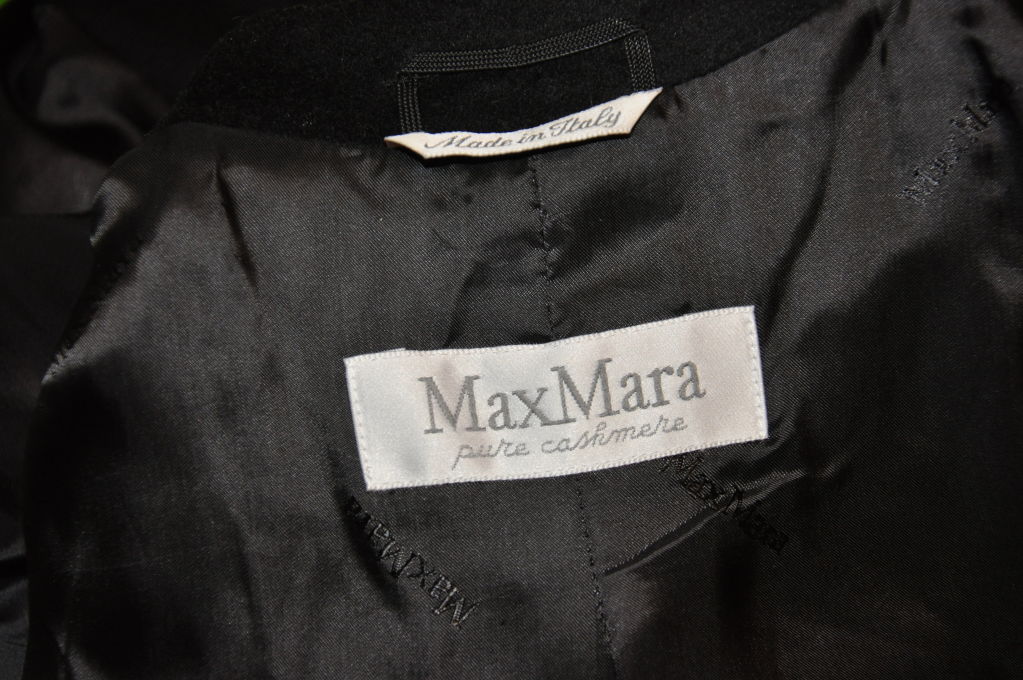 Max Mara Black Cashmere Blazer 1