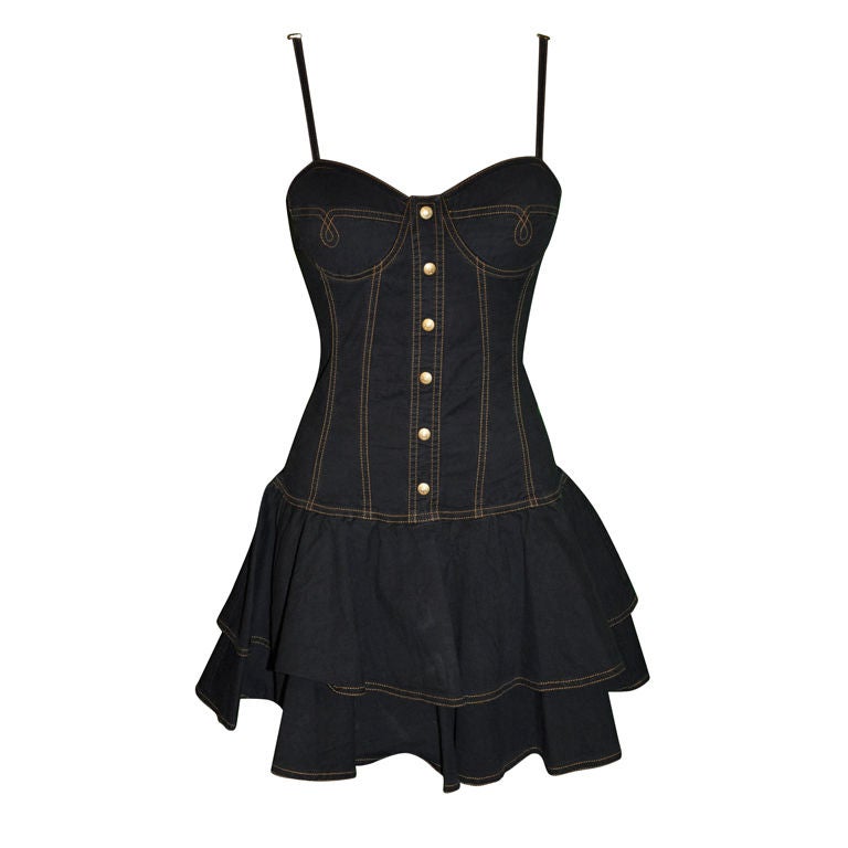 Moschino bustier dress For Sale