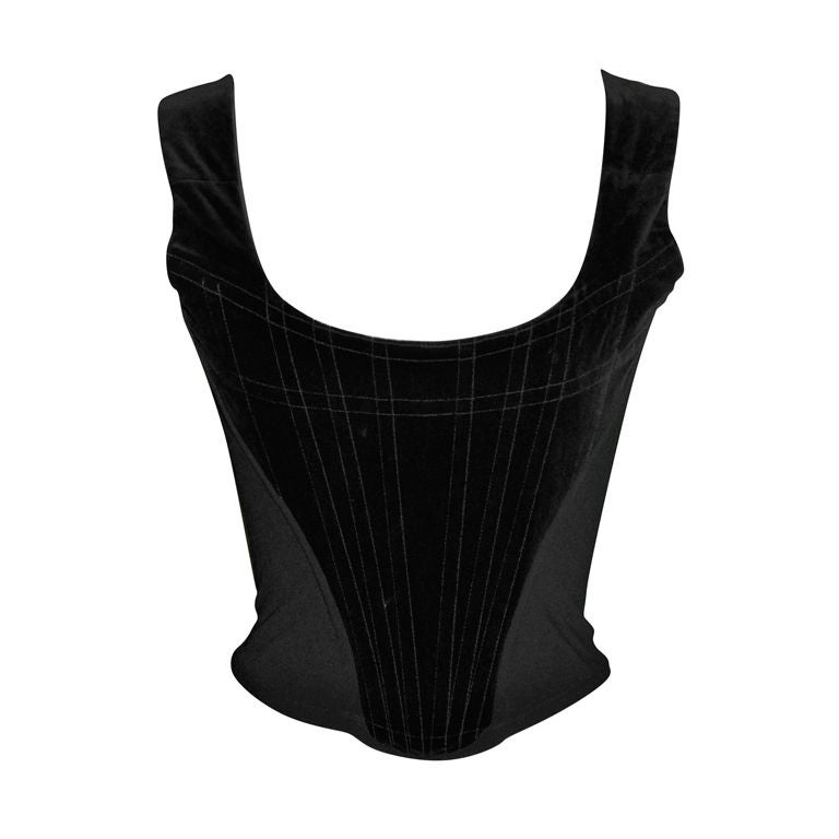 Vivienne Westwood Bustier top For Sale at 1stDibs | vivienne westwood corset  top, vivienne westwood corsage, vivienne westwood black corset top