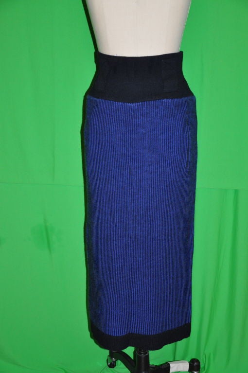 Donna Maxi gonna in maglia 