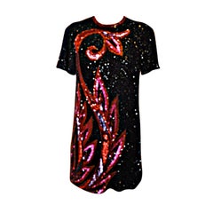 Iconic Bob Mackie "Boutique" Mini sequins cocktail dress
