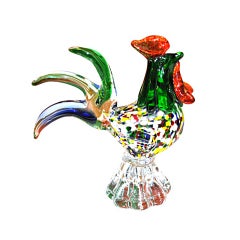 Murano confetti "Rooster"