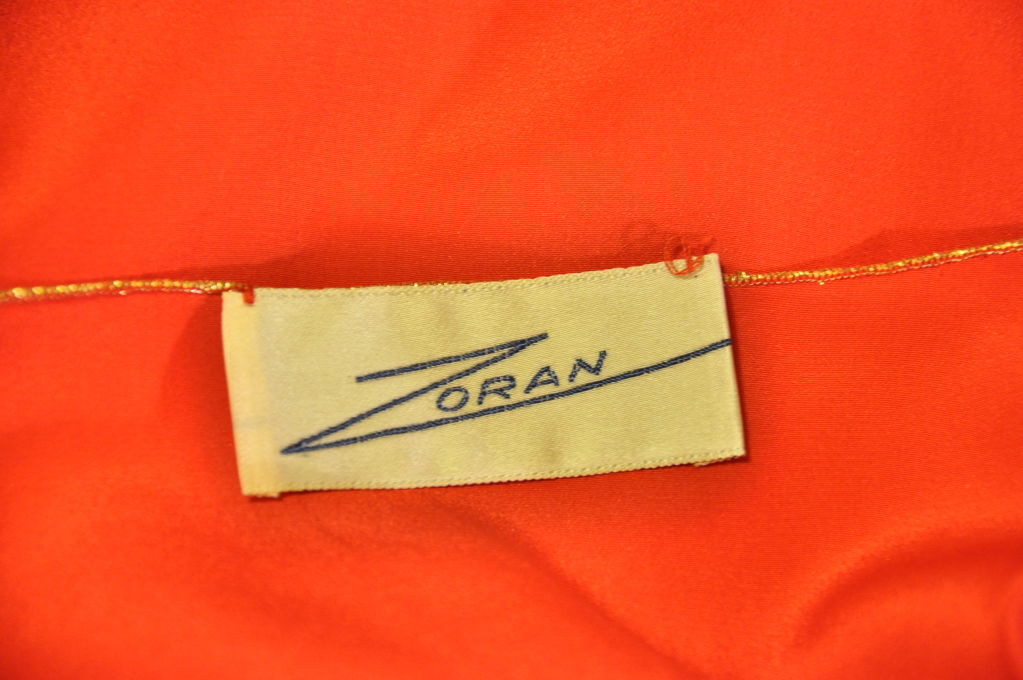Rare Zoran crepe-de chine tunic For Sale 2