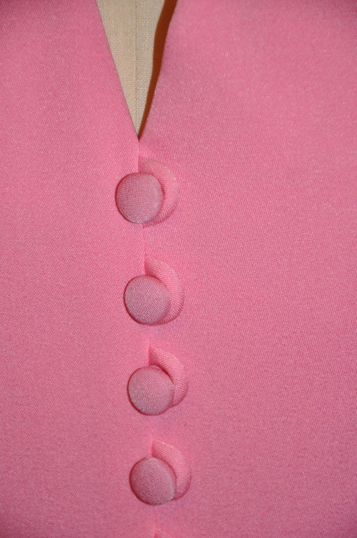 Mollie Parnis 'Boutique' Pink silk dress 1