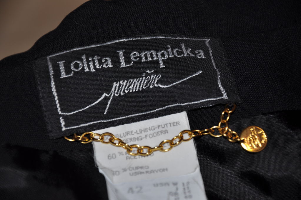 Lolita Lempicka 'Premiere' Detailed back blazer For Sale 1
