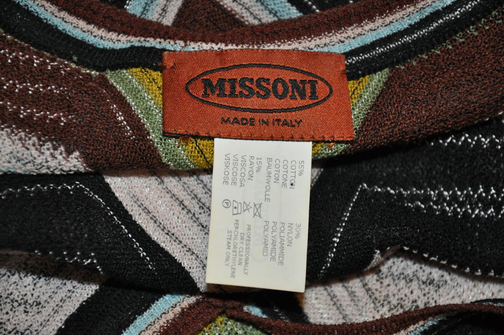 Missoni V-neck pullover sweater In Good Condition In New York, NY