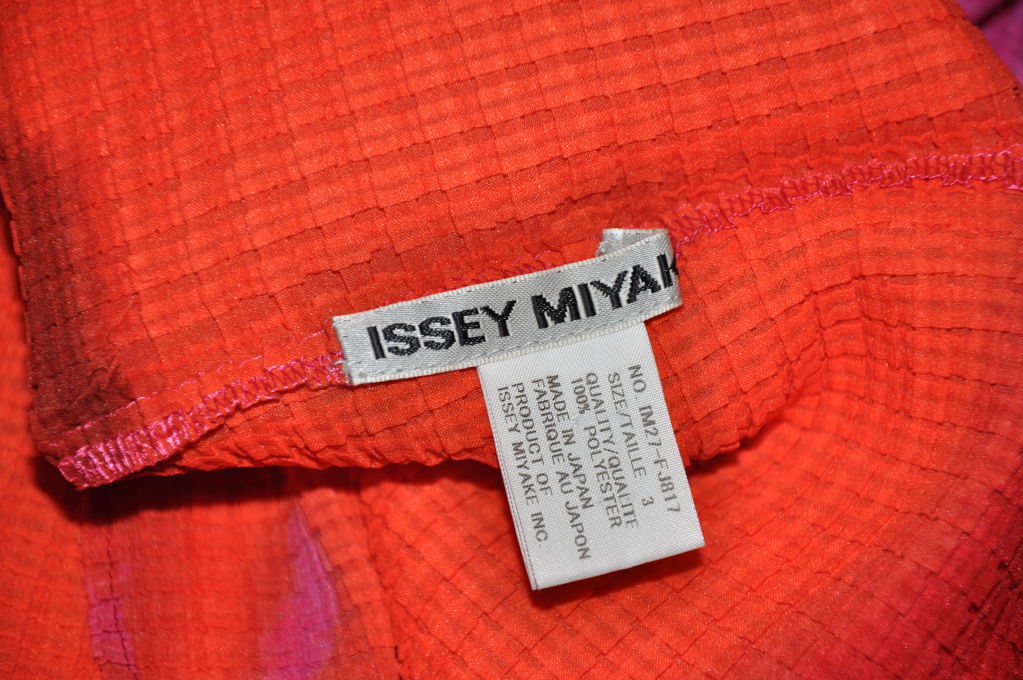 Pink Issey Miyake Multi-colored top