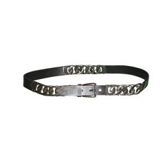 Gucci Guy-metal metal and leather belt