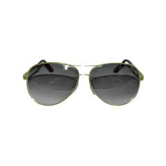Tom Ford gold metal frame sunglasses 9