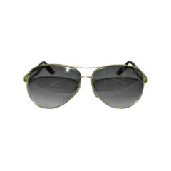 Tom Ford gold metal frame sunglasses