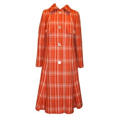 Cappotto a quadri "Collection" di Jean Patou