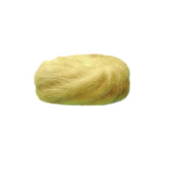 Fawn colored mink Pillbox hat