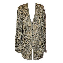 Missoni black & gold metallic cardigan 2