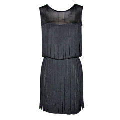 Used Moschino Black "ribbon" dress