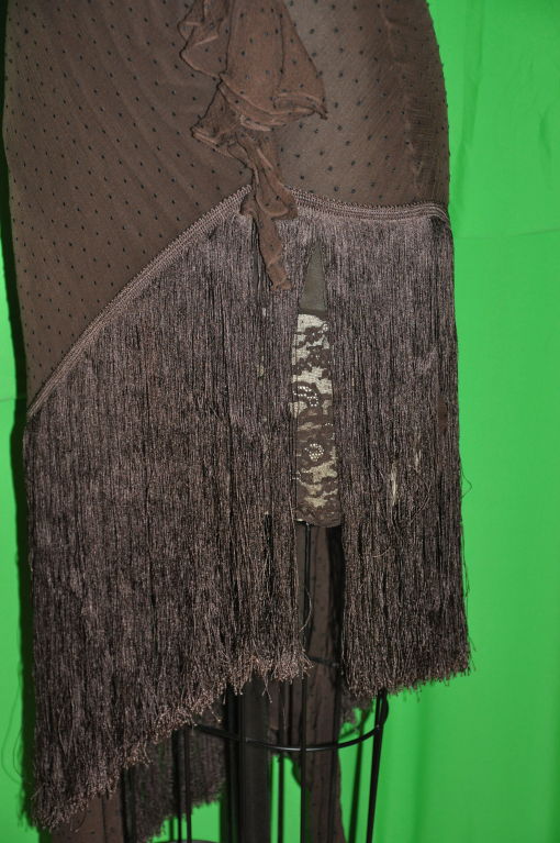 dior fringe dress