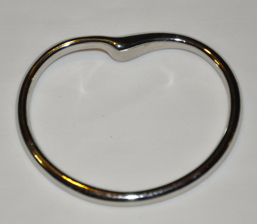 This rare Halston sterling silver 