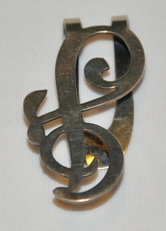 This sterling silver from APOLLO is stamped with the maker mark APOLLO. It measures1 3/4