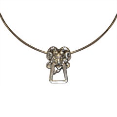 Tiffany & Co. Zodiac sign "Aries" sterling choker 1