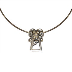 Tiffany & Co. Sterling-Halsband mit Sternzeichen-Schild "Aries"