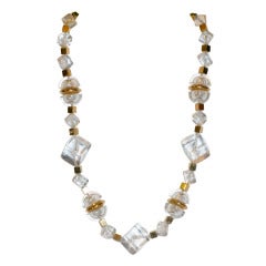 Napier Gold & Lucite Necklace 11