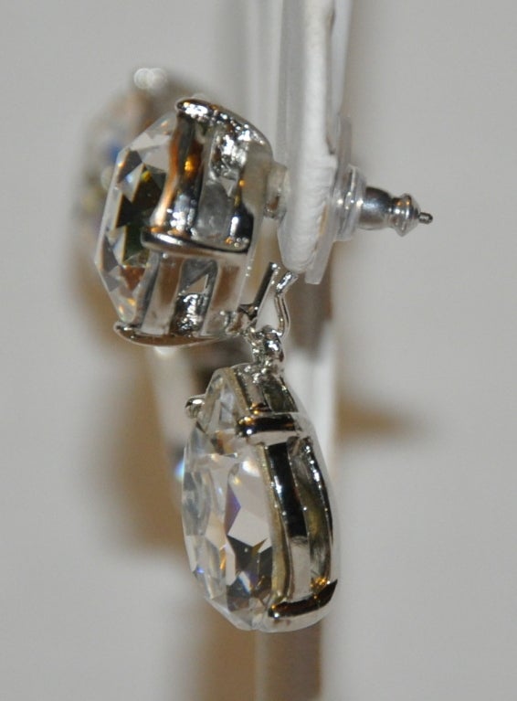 huge diamond earrings