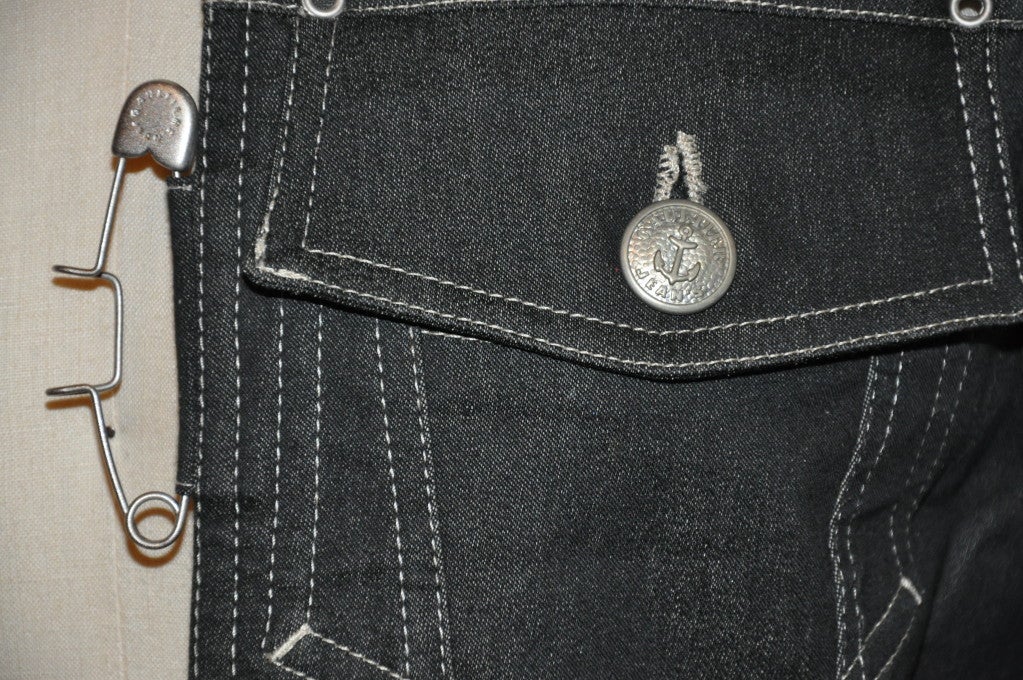 Gilet « Safety Pin » Jean Paul Gaultier en vente 1