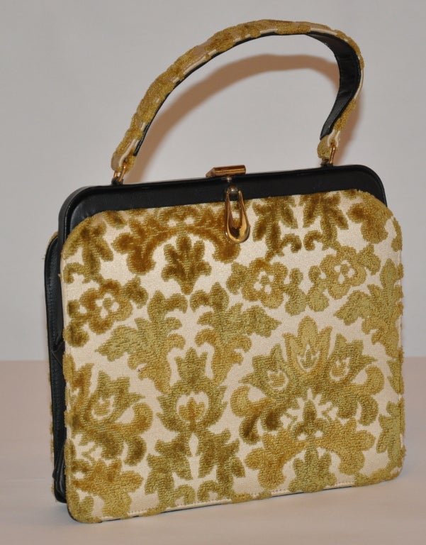 Early Meyers Tapestry handbag