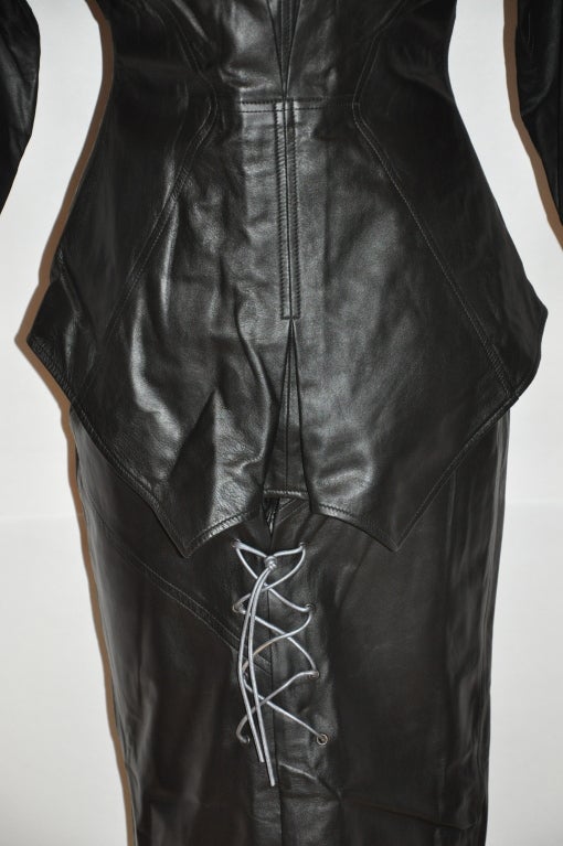 Junko Koshino Black leather 