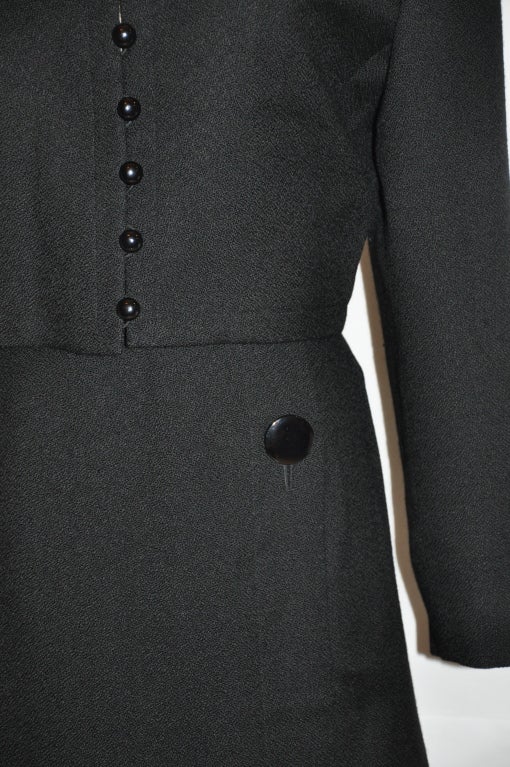 Donna Yves Saint Laurent - Insieme in lana nera in vendita