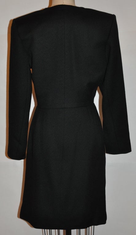 Yves Saint Laurent - Insieme in lana nera in vendita 2
