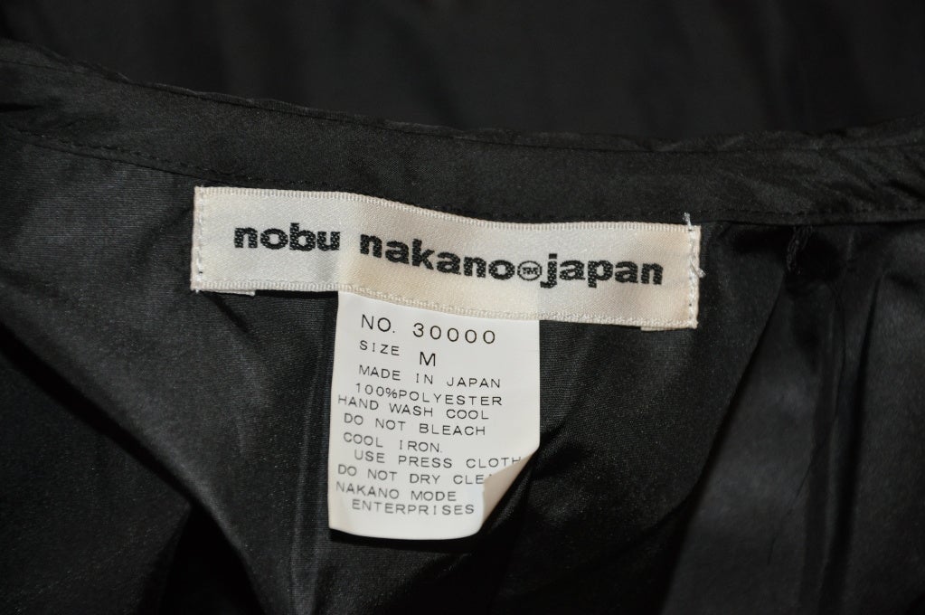 Black Nobu Nakano Asymmetric top For Sale